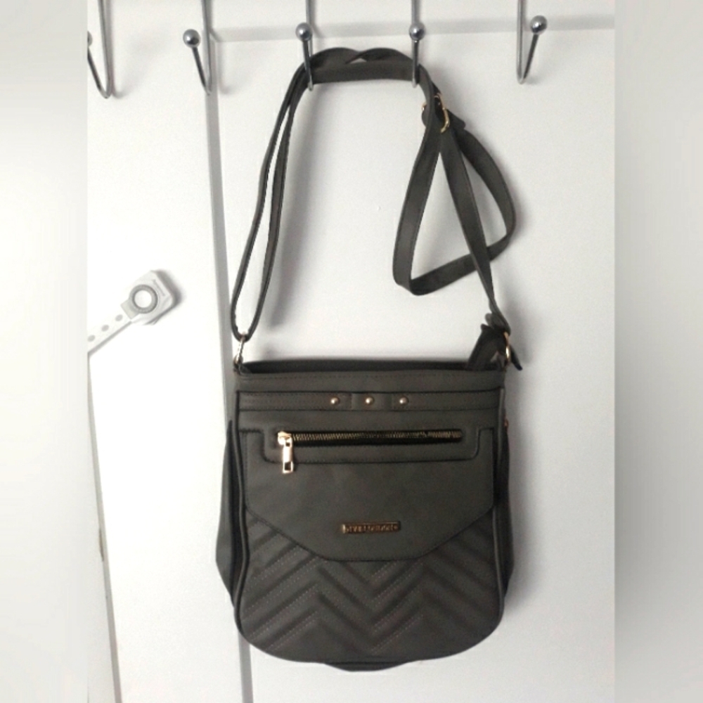 Ivy London Vegan Leather Crossbody Shoulder Bag